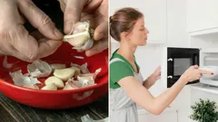 Så skalar du vitlök snabbt: ett enkelt mikrovågstrick på 10 sekunder